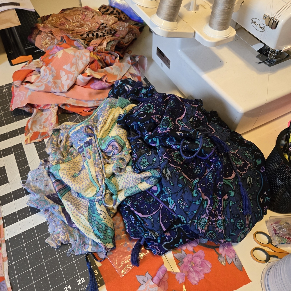 HOLD for Jackie, Spell KTS Scrunchie and Xanadu Headband
